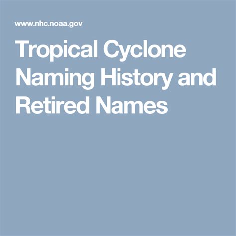 Retired Hurricane Names