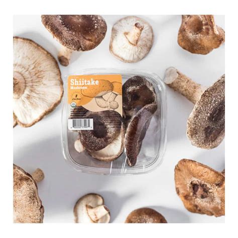 Mushrooms, Shiitake (Retail) OG 6/4oz – Regional Access