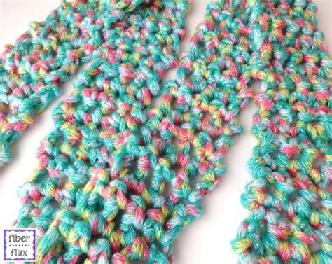 Fiber Flux: Free Crochet Pattern...Fun Finger Crochet Scarf for Kids!