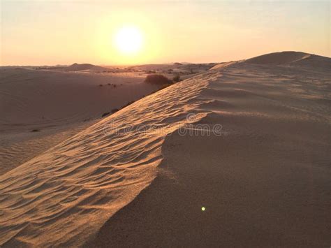 Abu Dhabi Desert stock photo. Image of sunset, horizon - 42632420