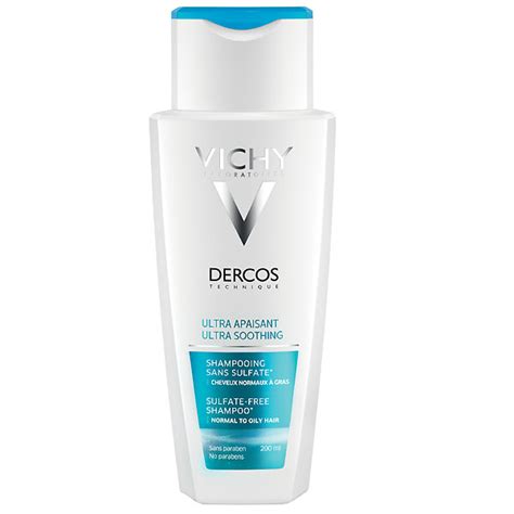 Vichy Dercos Ultra Soothing Sulfate-Free Shampoo 200ml - Normal to Oily Hair | Ascot Cosmetics