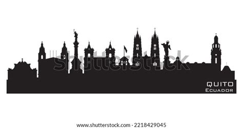 Quito Ecuador City Skyline Detailed Vector Stock Vector (Royalty Free) 2218429045 | Shutterstock