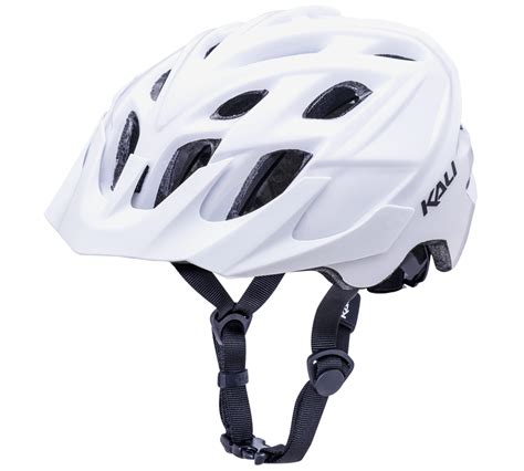 Kali Chakra Solo Bike Helmet - White : Police Bike Store