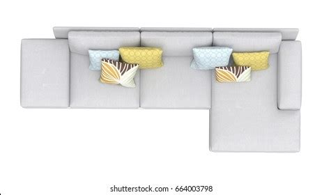 Sofa Top View 3d Rendering Icon Stock Illustration 664003798 | Shutterstock