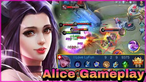 ALICE MOBILE LEGENDS - TOP GLOBAL ALICE FULL GAMEPLAY ALICE BEST BUILD ALICE ML - EroFound