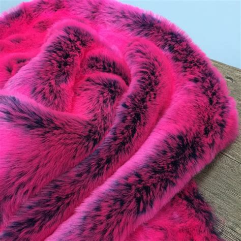 Multicolor Faux Fur Fabric Jacquard Soft Fluffy Fuzzy Mixed | Etsy