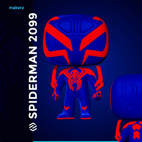 Free STL file SPIDERMAN 2099 FUNKO POP 🦸‍♂️・3D printing idea to ...