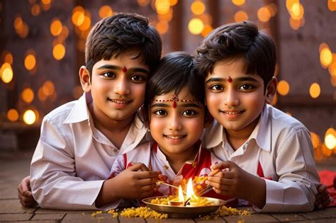 Premium AI Image | Bhai tika celebration festival of sibling bonding ...