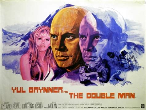 Tom Chantrell Posters | Double Man (Brynner) Quad Poster 1967, 1967