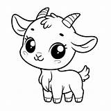 Cute Goat Coloring Page  4 Free Printable Pages sketch template