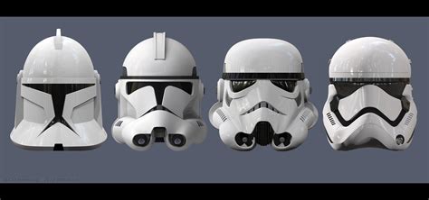 Clonetrooper and Stormtrooper Helmets 01 by Ravendeviant on DeviantArt