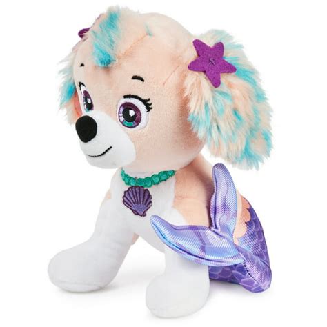 PAW Patrol, Aqua Pups, Coral, 8-inch Plush Toy for Kids Aged 3 and up - Walmart.com