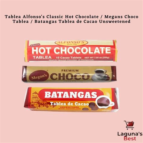 Tablea Alfonso's Classic Hot Chocolate / Megans Choco Tablea / Batangas Tablea de Cacao ...