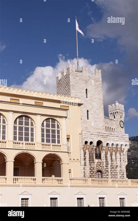 Grimaldi Palace, Monaco Stock Photo - Alamy