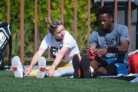 Elina Svitolina with her boyfriend Gael Monfils in Indian Wells | GotCeleb