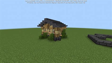 a villager hut i made for my survival world. I am gonna replace the ...