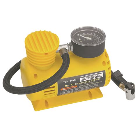 12V Air Compressor - 250 PSI, Compact Air Compressor