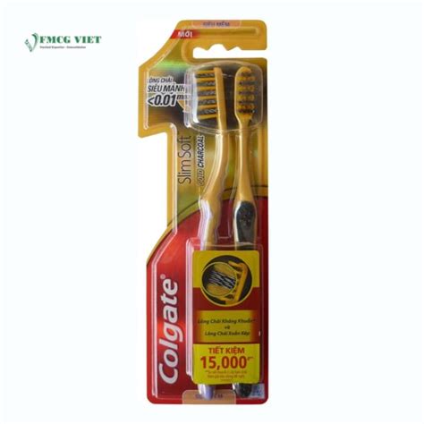 Colgate Toothbrush Gold Charcoal Slim Soft Pack 2 Wholesale Exporter » FMCG Viet