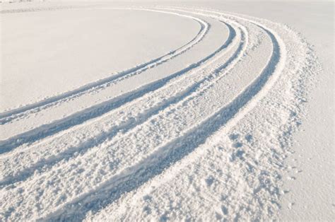 Snow Tire Tracks Stock Photos, Pictures & Royalty-Free Images - iStock