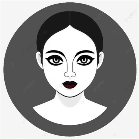A Girl In Circle Vector, Girl Logo, Templates, Fashion PNG and Vector with Transparent ...