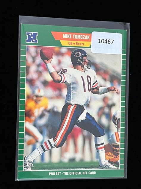 MIKE TOMCZAK Bears 1989 PRO SET Football Card #51 | eBay