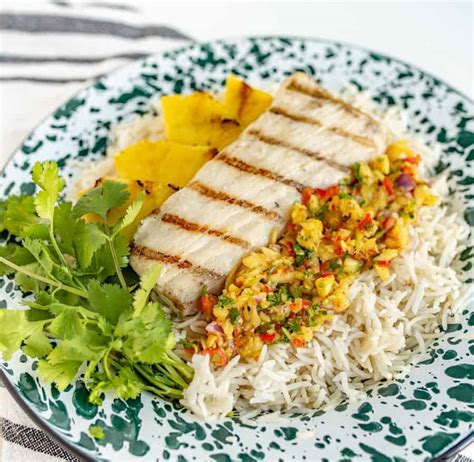 Grilled Mahi Mahi with Pineapple Salsa — Bless this Mess