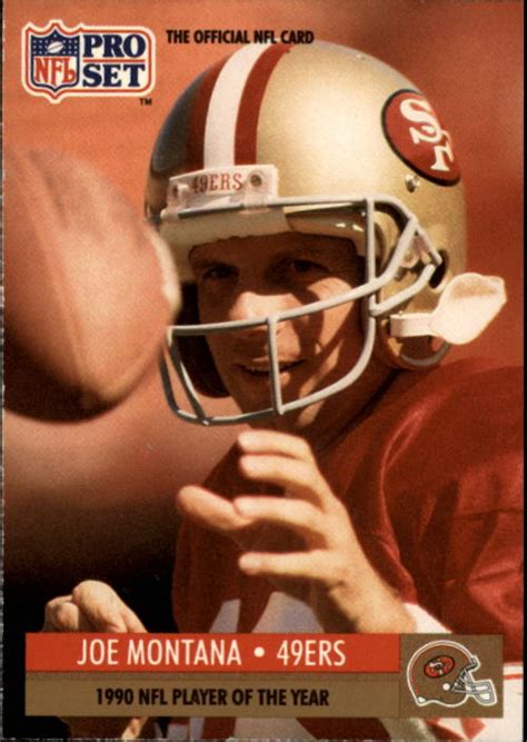 1991 Pro Set #3 Joe Montana/NFL Player of the Year - MINT - Ziggy's Eastpointe Sportscards ...