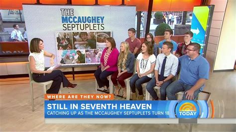 The McCaughey septuplets (and parents) in Studio 1A! | TODAY | Scoopnest