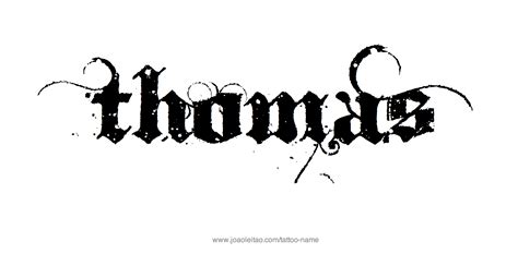 Thomas Name Tattoo Designs | Name tattoo designs, Tattoo designs, Tattoo name