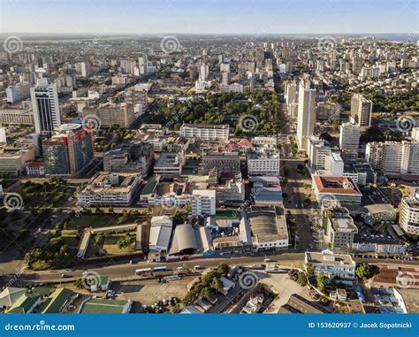 Aerial View of Maputo, Capital City of Mozambique, Africa Stock Image ...