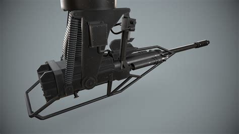 3D model M230 Chain Gun VR / AR / low-poly | CGTrader