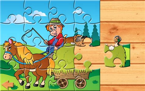 20 Fun Puzzle Games for Kids in HD: Barnyard Jigsaw Learning Game for Toddlers, Preschoolers and ...