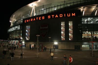 Arsenal Emirates Stadium At Night - art of the state archive