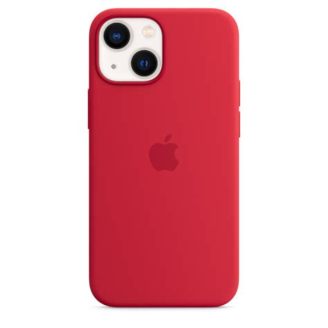 iPhone 13 mini Silicone Case with MagSafe - (PRODUCT)RED - Apple