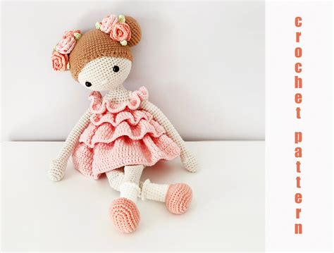 Crochet Doll Pattern Crochet Pattern Amigurumi Doll PDF Girl - Etsy