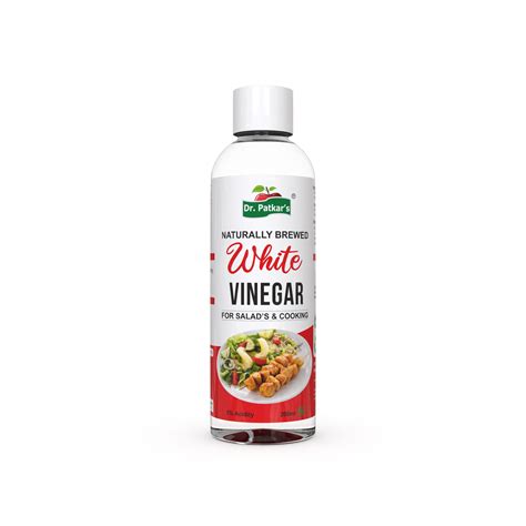 Dr. Patkar's Naturally Brewed White Vinegar 200 ML - D.G. Ayurvedic ...