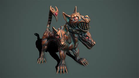 Cerberus cerber statue 3D model - TurboSquid 1443905