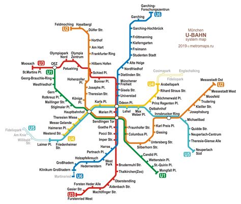 Munich Metro Map