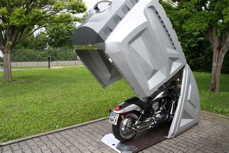 If Batman Owned a Futuristic Motorcycle Storage Locker, it Would be the BikeBOX24 XL - TechEBlog