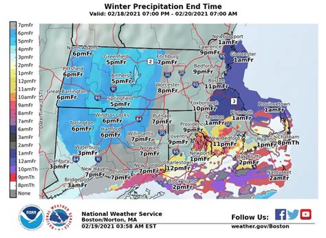 Here's when the snow will stop falling in Massachusetts - masslive.com