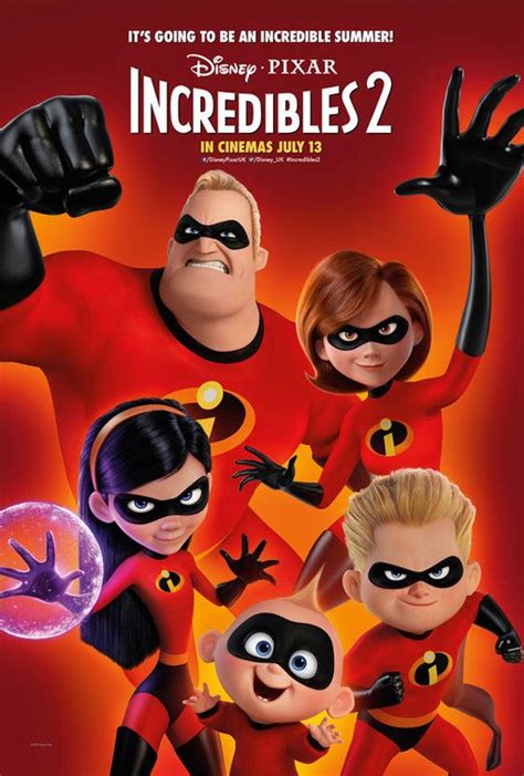 Incredibles 2 Movie Poster | Animated movie posters, The incredibles, Movie posters