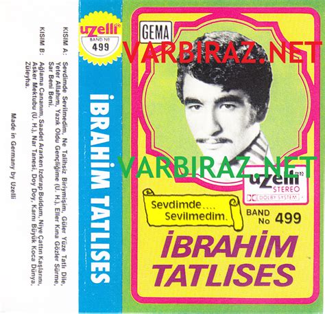 İbrahim Tatlises - Sevdim de Sevilmedim (Uzelli 499) - VarBiraZ!NeT