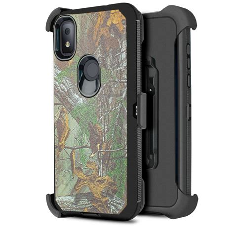 for T-Mobile Revvl 4 Phone Case Dual Layer Full-Body Rugged Clear Back Case Drop Resistant ...