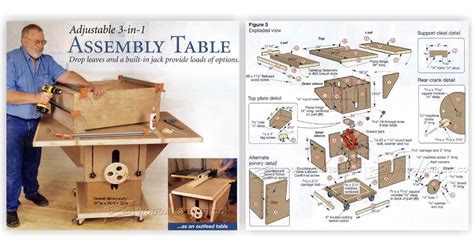 Assembly Table Plans • WoodArchivist