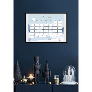 EDITABLE December 2023 Calendar Beautiful Winter With Snowman - Etsy