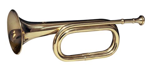 brass army military funeral taps cavalry b-flat bugle 13" with ...