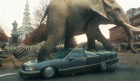 That time a CG elephant crushed a car - befores & afters