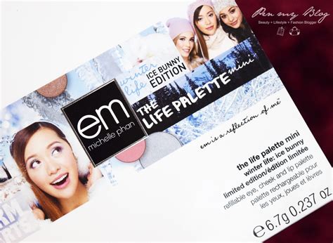 Pen My Blog: Michelle Phan, Em Cosmetics The Winter Life: Ice Bunny Edition Life Palette Review