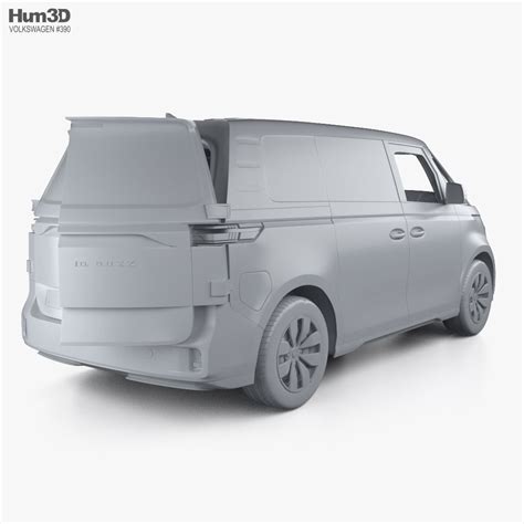 Volkswagen ID Buzz Cargo with HQ interior 2022 3D model - Vehicles on Hum3D