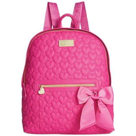 Betsey Johnson Quilted Backpack in Pink | Lyst